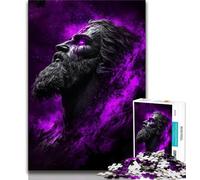 Golden Fantasy Jesus 1000 Piece Jigsaw Puzzles for Teenagers,Learning Educational Toy for Is Ideal As A Gift for The Whole Family 38x26cm