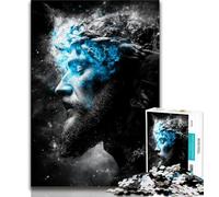 Golden Fantasy Jesus Puzzles for Teenagers Teens 1000pc Puzzle,Decompressing Intellectual Educational Toy Secret Santa Gifts 50x75cm