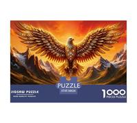 Golden Feather Eagle Jigsaw Puzzles for Adults Animal Puzzles 1000 Pieces Educational Games Home Decoration Gifts 38x26cm/1000pcs