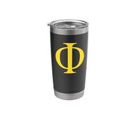 Golden Fibonacci Ratio Phi Symbol Stainless Steel Insulated Tumbler