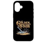 Golden Finds Treasure Hunter Metal Detecting Fan Case for iPhone 16
