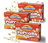 Golden Fluff Microwave Popcorn, Natural Flavour - Pack of 3 x 3 Bags Each (9 Popcorn Bags) (85g) Kosher Pareve, Gluten Free Snacks - All Natural & Easy-to-Prepare Snack