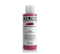 Golden Fluid Acrylic, 4 Ounce Bottle, Quinacridone Red (2310-4)