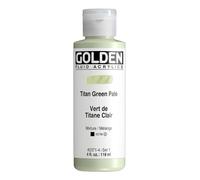 Golden Fluid Acrylic, 4 Ounce Bottle, Titan Green Pale (2371-4)