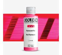 Golden : Fluid : Acrylic Paint : 118ml (4oz) : Fluorescent Pink V