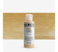Golden : Fluid : Acrylic Paint : 119ml (4oz) : Gold Fine Iridescent