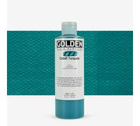 Golden : Fluid : Acrylic Paint : 236ml (8oz) : Cobalt Turquoise