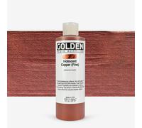 Golden : Fluid : Acrylic Paint : 236ml (8oz) : Copper Fine Iridescent