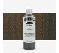 Golden : Fluid : Acrylic Paint : 236ml (8oz) : Raw Umber