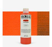 Golden : Fluid : Acrylic Paint : 236ml (8oz) : Vat Orange