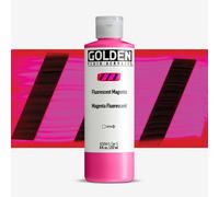 Golden : Fluid : Acrylic Paint : 237ml (8oz) : Fluorescent Magenta V