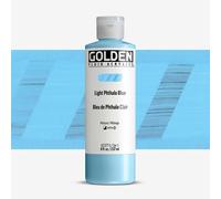 GOLDEN Fluid Acrylics, Light Phthalo Blue, 8 fl. oz. / 237 ml Bottle