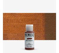 Golden : Fluid : Acrylic Paint : 30ml (1oz) : Burnt Sienna