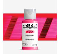 Golden : Fluid : Acrylic Paint : 30ml (1oz) : Fluorescent Pink V