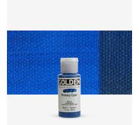 Golden : Fluid : Acrylic Paint : 30ml (1oz) : Primary Cyan