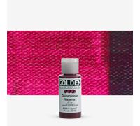 Golden : Fluid Acrylic Paint : 30ml (1oz) : Quinacridone Magenta