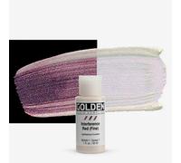Golden : Fluid : Acrylic Paint : 30ml (1oz) : Red Fine Interference