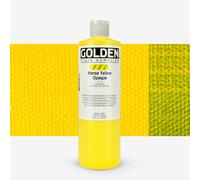 Golden : Fluid : Acrylic Paint : 473ml (16oz) : Hansa Yellow Opaque