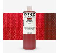 Golden : Fluid : Acrylic Paint : 473ml (16oz) : Naphthol Red Medium