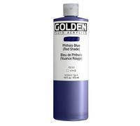 Golden : Fluid : Acrylic Paint : 473ml (16oz) : Phthalo Blue Red Shade