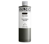 Golden : Fluid Acrylic Paint : 473ml (16oz) : Raw Umber