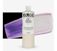 Golden : Fluid : Acrylic Paint : 473ml (16oz) : Violet Fine Interference