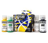 Golden : Fluid Acrylic Paint : Intro Set : 6 x 30ml