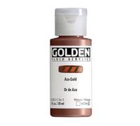GOLDEN Fluid Acrylics, Azo Gold, 1 fl. oz. / 30 ml Bottle