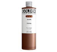 GOLDEN Fluid Acrylics, Azo Gold, 16 fl. oz. / 473 ml Bottle