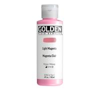GOLDEN Fluid Acrylics, Light Magenta, 4 fl. oz. / 118 ml Bottle