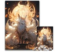 Golden Fox Kitsune Japan 1000 Piece Jigsaw Puzzle Puzzles for Adults Brain Challenge Game for TeenagersFamily Interaction 1000 PCS(38x26cm)