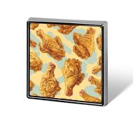 Golden Fried Chicken Funny Lapel Tie Pin Buttons Brooch Badge Pin Clothes Hat Accessories for Men Women