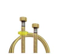 Golden G1/2 "XG1/2 Braided Hose Toilet Inlet Pipe Kitchen Washbasin Faucet Water Heater Inlet Pipe Braided Hose(20cm)