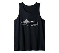 Golden Gate Bridge, California Signature Heart Art Souvenir Tank Top