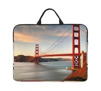 Golden Gate Bridge Laptop Case 14 Inch Laptop Sleeve Computer Carrying Bag Shockproof Protective Notebook Case Portable Laptop Bag Waterproof Briefcase Bag for Men Women