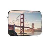 Golden Gate Bridge Laptop Sleeve for Women Men, 10 Inch Waterproof Laptop Bag Lightweight Notebook Computer Cover Bag