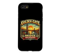 Golden Gate Bridge s Vintage San Francisco s Retro Art Case for iPhone SE (2020) / 7/8