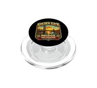 Golden Gate Bridge s Vintage San Francisco s Retro Art PopSockets PopGrip for MagSafe