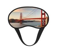 Golden Gate Bridge Sleep Mask for Side Sleeper, Blackout Eye Mask for Women Men, Zero Pressure Sleeping Masks Soft Breathable Eye Cover Comfortable Blindfold Eyeshade for Night Sleep