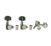Golden Gate F-2060 Acoustic Guitar Tuners - 6 Individual (3+3) - Chrome