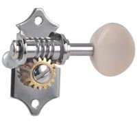 Golden Gate F-2215 Vintage Acoustic Guitar Tuners - 6 Individual (3+3) - Nickel