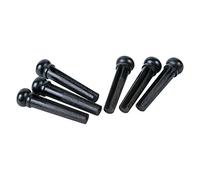 Golden Gate F-3425Acoustic Guitar Bridge Pins - Ebony - Set of 6