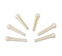 Golden Gate F-3610 Acoustic Guitar Bridge Pins - Ivoroid - Set of 6