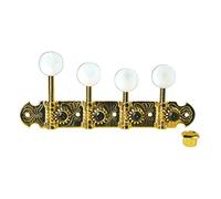 Golden Gate FM-3 Embossed F-Model Mandolin Tuners - 2 Planks (4+4) - Gold