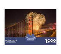 Golden-gate Jigsaw Puzzles Waterproof 1000 Piece Puzzle for Adults Gifts Fun Home Decoration Puzzle