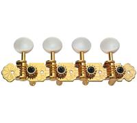 Golden Gate M-127 A-Model Mandolin Tuners - 2 Planks (4+4) - Gold
