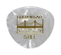Golden Gate MP-325 Rounded Triangle Shape Guitar Picks, 1.0 mm Thickness, Pearloid