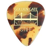 Golden Gate MP-34 Sideman Shape Guitar Picks, 1.0 mm Thickness, Dalmatian Tortoise