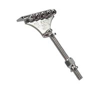 Golden Gate P-115 No-Knot Style Banjo Tailpiece - Nickel