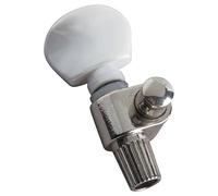 Golden Gate P-142 GR1054 P-142 Banjo Tuner - Nickel - Single 5th Peg - white/chrome
